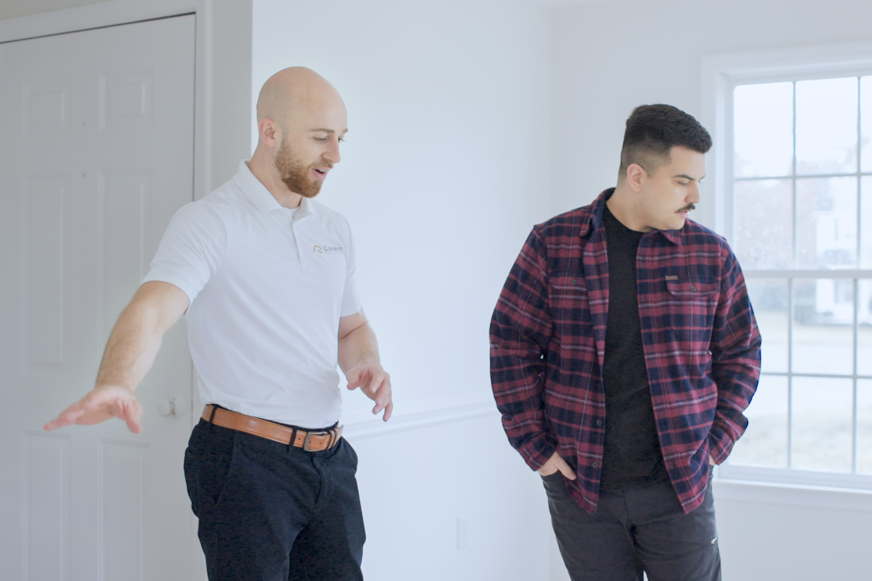 Tony Gonzalez with Nathan from Carolina Home Relief